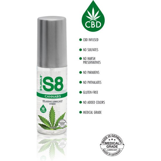 S8 lubrificante ibrido alla cannabis 50 ml