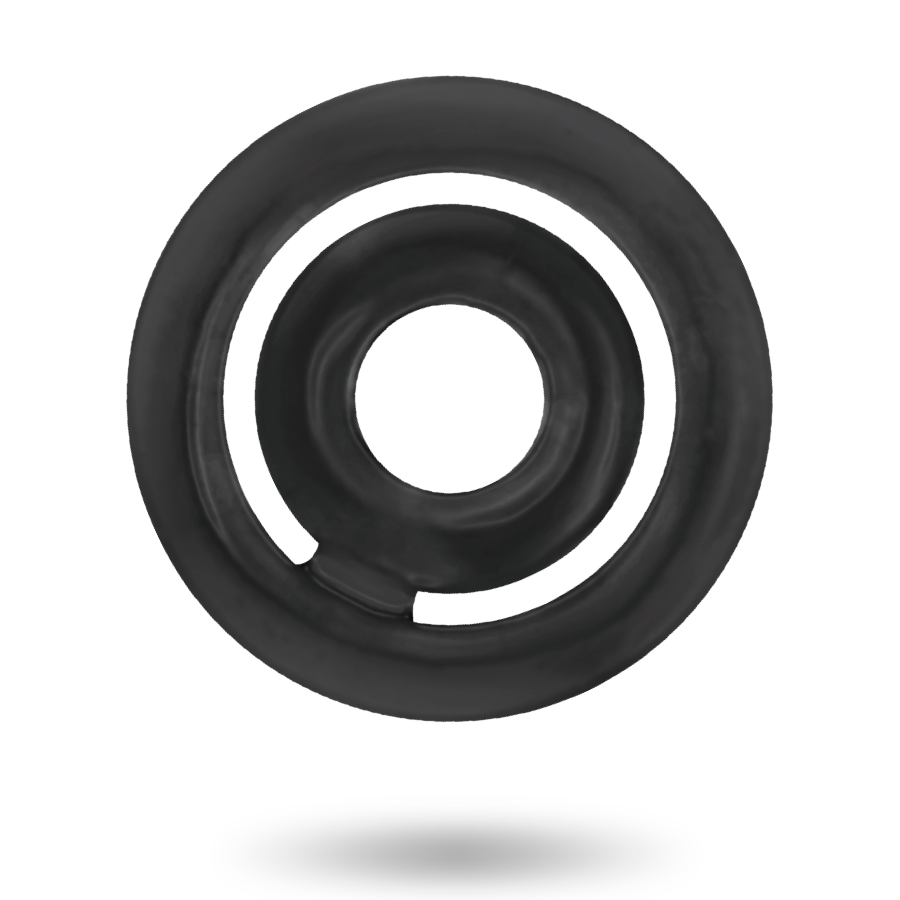 Set di anelli per pene nero potenz potenziati