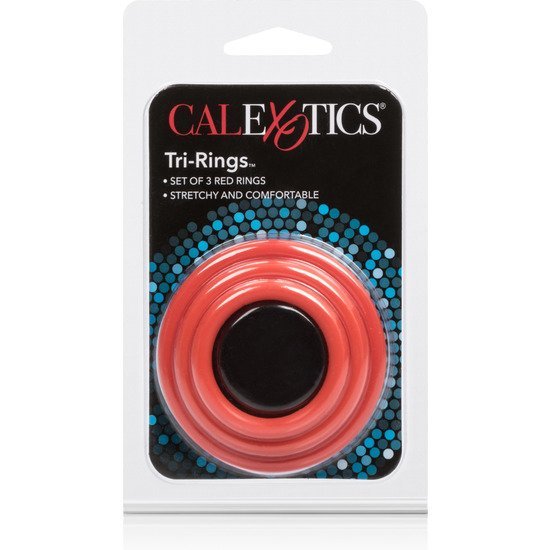 Anello Triplo Rosso Fuoco