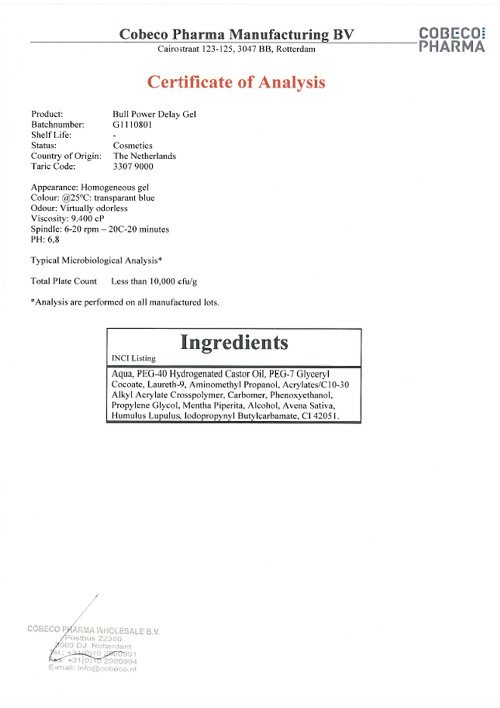 Ritardante Bull Power.