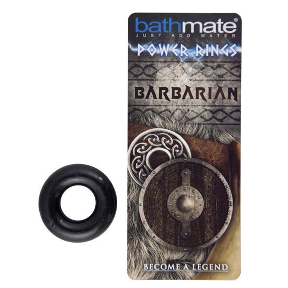 Anello Pene Barbarian Nero