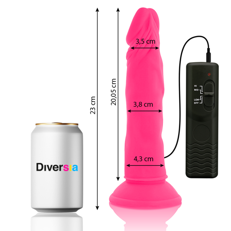 FlexiVibe - Dildo Vibrante 23cm (Rosa) -> FlexiVibe - Dildo Vibrante 23cm (Rosa)
