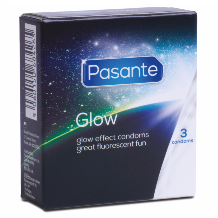 Preservativi Glow confezione da 3