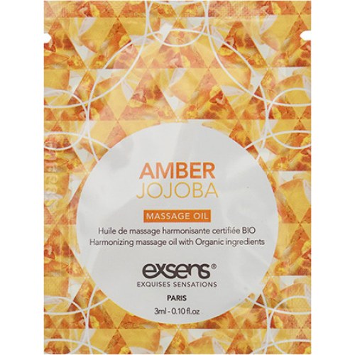 Olio da Massaggio Exsens Amber Jojoba 3 ml con Pietre d'Ambra