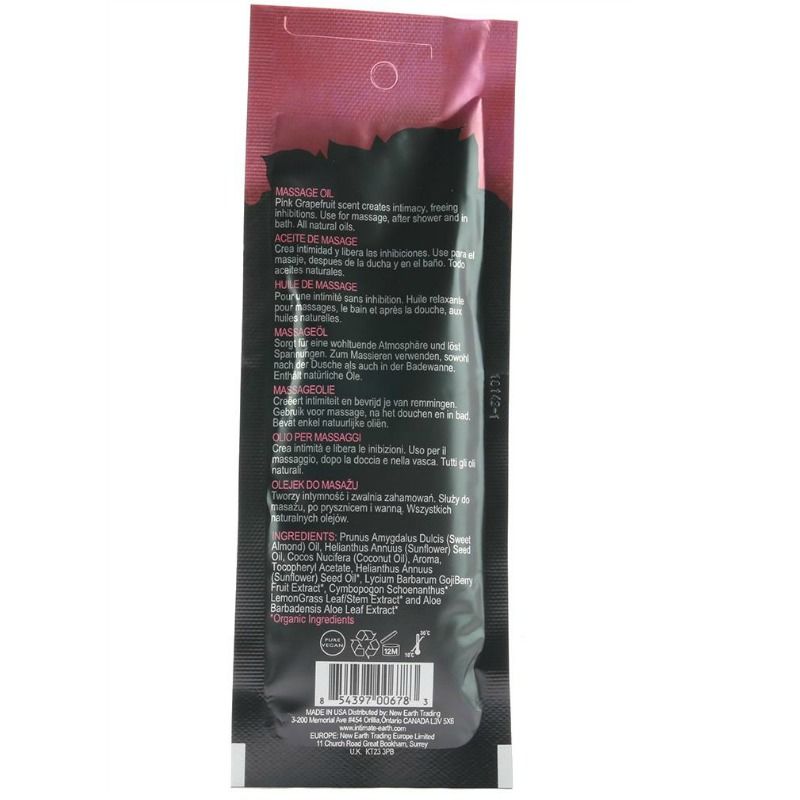 Olio da massaggio per risveglio della terra intima 30 ml