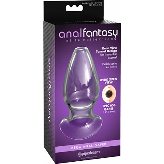 Fantasia anale - plug anal de cristal, 10cm