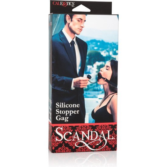 Mascella in silicone Scandal con sfera e catena