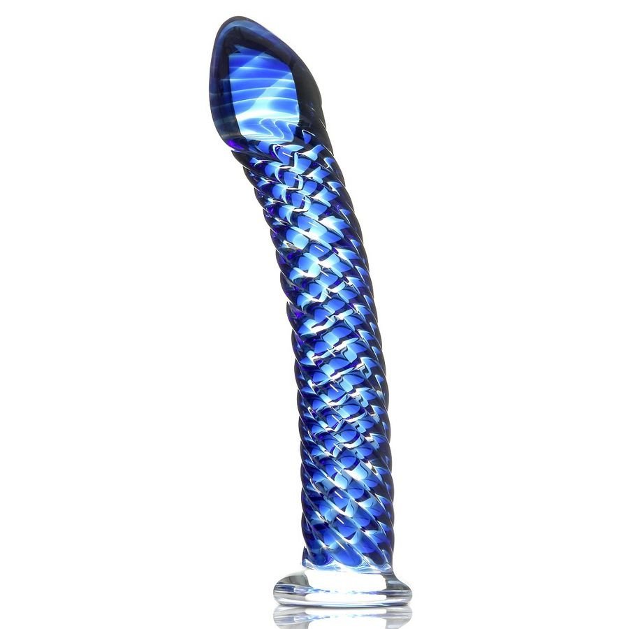 Dildo di vetro numero 29 ghiaccioli