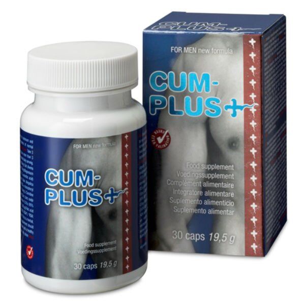 Confezione dell'integratore alimentare Cobeco Cum-Plus+ da 30 capsule