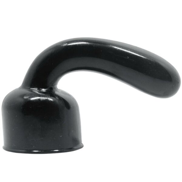 Testina intercambiabile Baile Power Head, di colore nero, con forma curva per il punto G