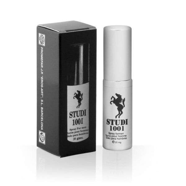 Spray ritardante Eros-Art Studi 1001 nel suo flacone da 20 ml