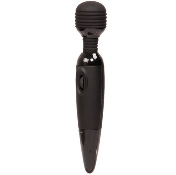 Vibratore wand Baile Power Wand in silicone, con la sua testina scanalata