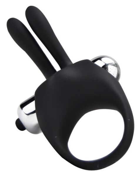 Anello fallico vibrante Loving Joy Rabbit Cock Ring in silicone, con il suo bullet e le orecchie da coniglio