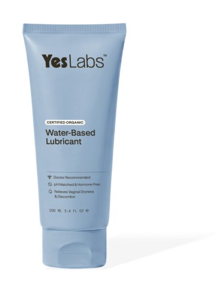 Flacone da 100 ml del lubrificante YES Labs Organic Water Based
