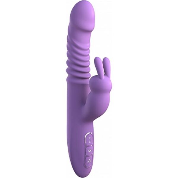 Vibratore rabbit Fantasy For Her Thrusting Silicone Rabbit di Pipedream