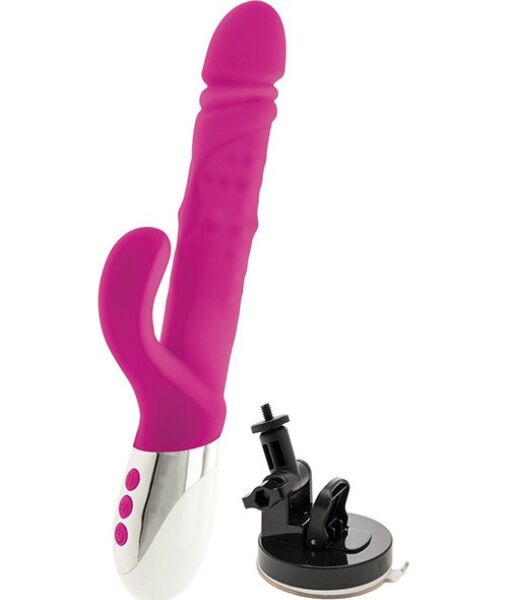 Vibratore rabbit S Pleasures Xtreme con il suo accessorio a ventosa