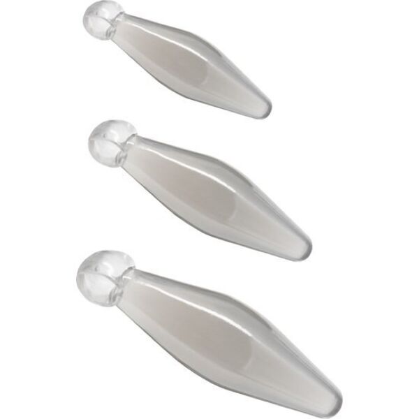 Set di tre dilatatori anali ToyJoy Finger Rimmer 3 pezzi, nelle taglie S, M e L