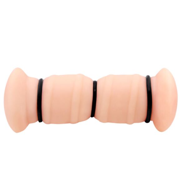 Masturbatore doppio Crazy Bull Emma color naturale