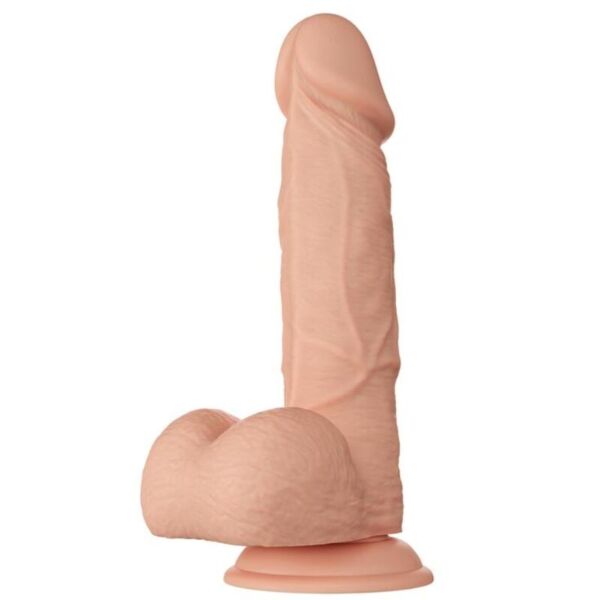 Dildo Baile 21,8 cm realistico con testicoli e ventosa alla base, colore naturale