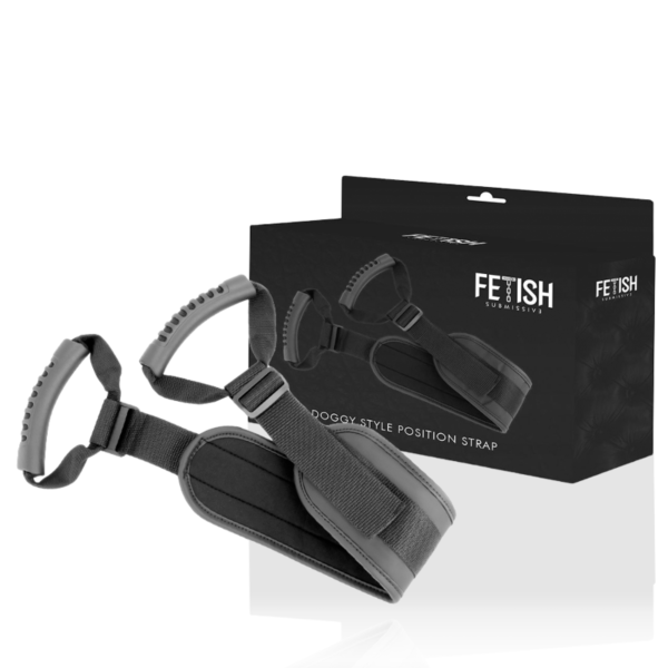 Strap-on Fetish Submissive Doggy Style Harness imbottito con cinghie regolabili