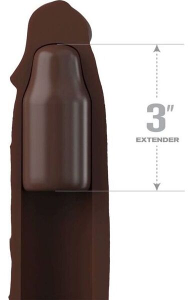 Guaina per pene Fantasy X-Tensions Elite in silicone, con estensore in punta
