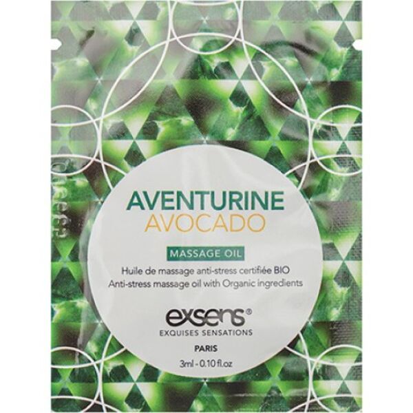 Monodose di olio da massaggio Exsens Aventurine Avocado 3 ml