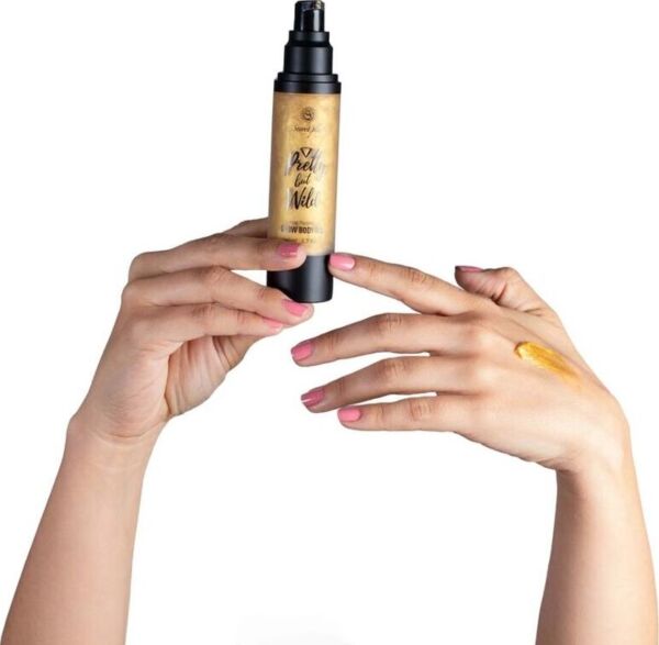 Flacone dell'olio corpo illuminante Glow Body Oil Pretty But Wild di Secret Play