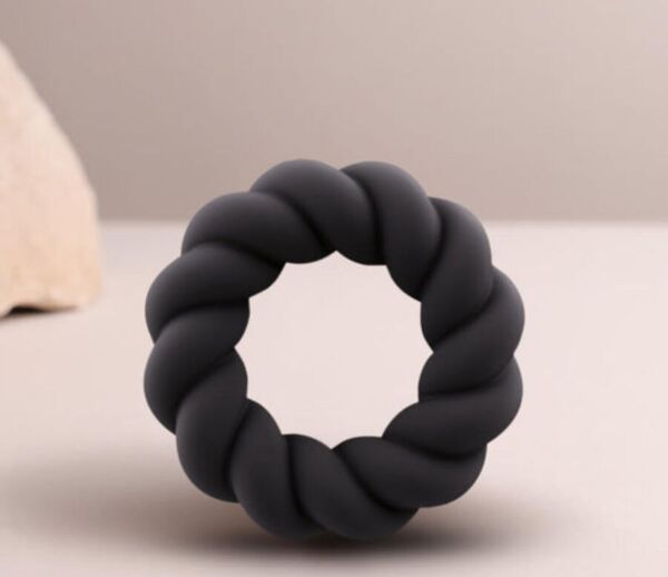 Anello fallico Rocks-Off Twist in silicone