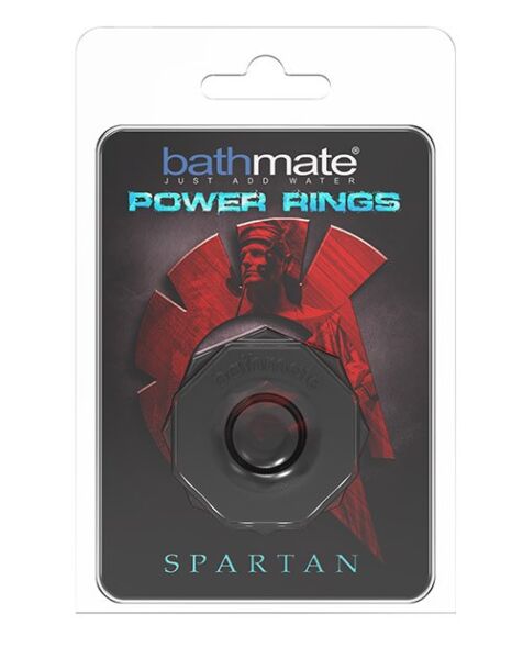Anello fallico Bathmate Power Ring Spartan, nero e di forma ottagonale