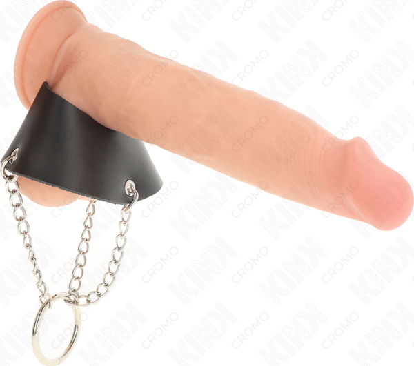 Anello fallico Kink Ring Power 4 cm in metallo