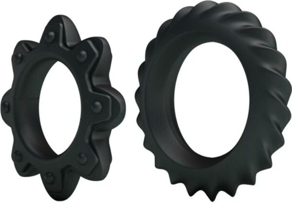Set di due anelli fallici Baile Ring Flowering