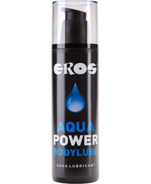 Flacone con dosatore del lubrificante a base d'acqua Eros Aqua Power da 250 ml