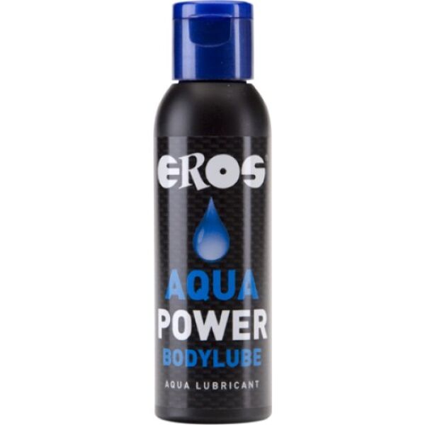Flacone con dosatore a pompa del lubrificante a base d'acqua Eros Aqua Power 50 ml
