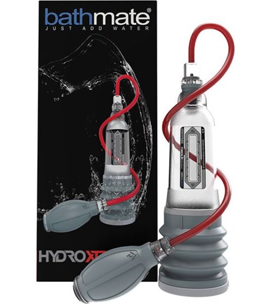 Pompa per pene idraulica Bathmate Hydroxtreme 5 con la sua peretta a mano