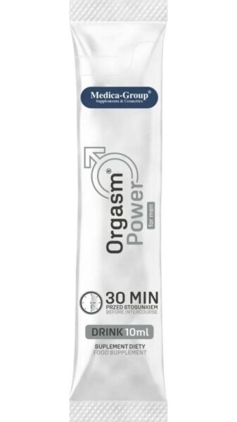 Integratore liquido Medica Group Orgasm Power Drink da 10 ml, gusto ciliegia