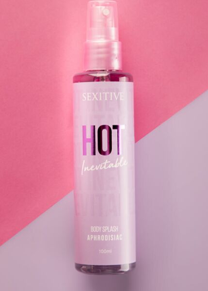 Flacone con vaporizzatore del body splash Sexitive Hot Inevitable 100 ml