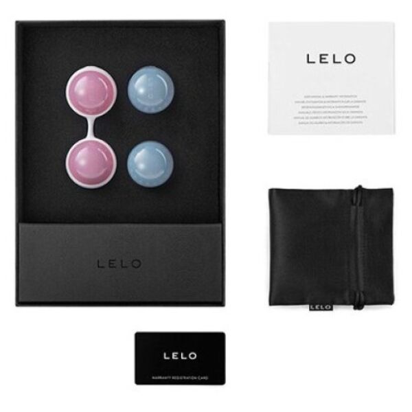 Set di palline vaginali LELO Luna Beads Mini con connettore in silicone