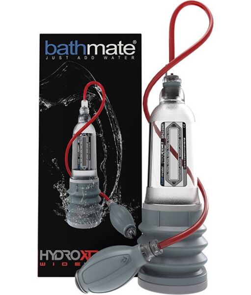 Pompa per pene Bathmate Hydromax 7 Wide Boy, con il suo soffietto e la sua valvola