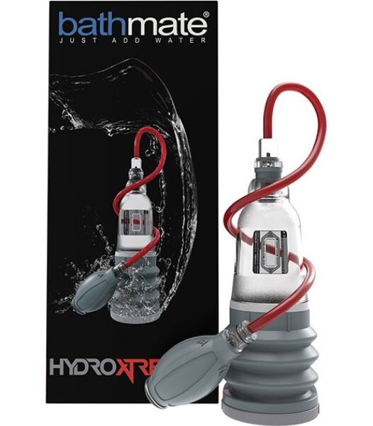 Pompa a vuoto per il pene Bathmate HydroXtreme 3 con la sua pompetta manuale