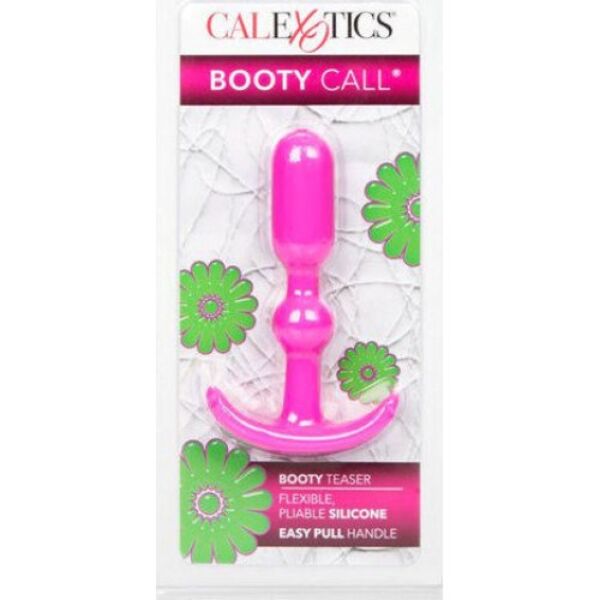 Plug anale Booty Call Booty Teaser con rilievi e anello per estrarlo