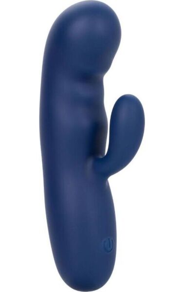 Vibratore a doppio motore CalExotics Cashmere Silk Duo blu