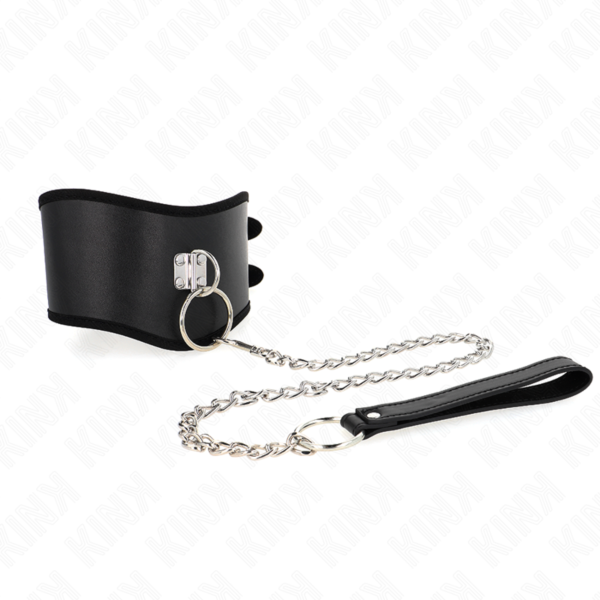 Collare con guinzaglio Kink in silicone