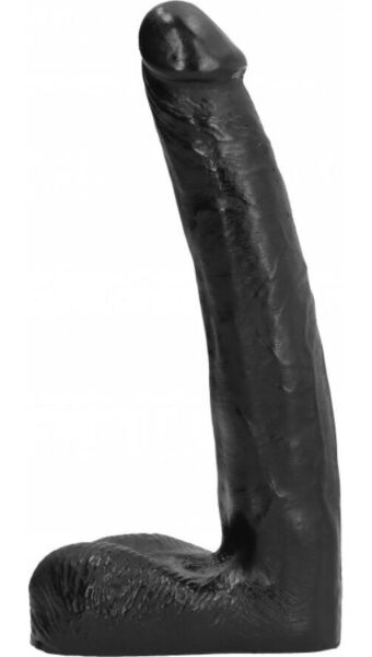 Dildo realistico All Black AB04 Luis con superficie texturizzata