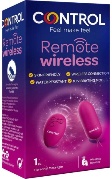 Ovulo vibrante Control Remote Wireless con il suo telecomando wireless