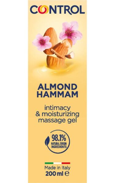 Gel da massaggio Control 3 in 1 da 200 ml con tappo a sfere massaggianti
