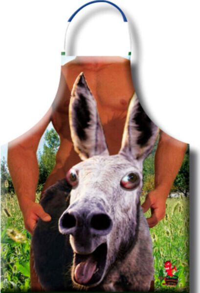 Grembiule Diablo Picante Burro con illustrazioni erotiche e divertenti