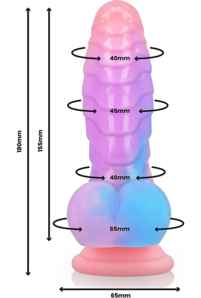 Dildo EPIC Empusa con la sua base a ventosa
