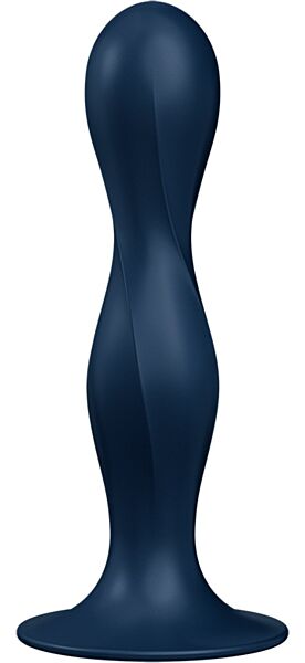 Dildo Satisfyer Double Ball-R con base a ventosa e due sfere all'interno