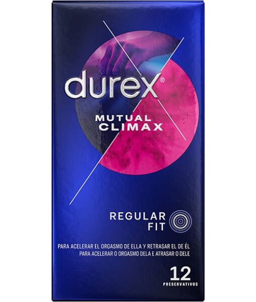 Confezione di preservativi Durex Climax Mutuo da 12 pezzi
