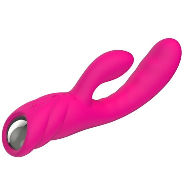 Vibratore rabbit Nalone Pure di colore rosa